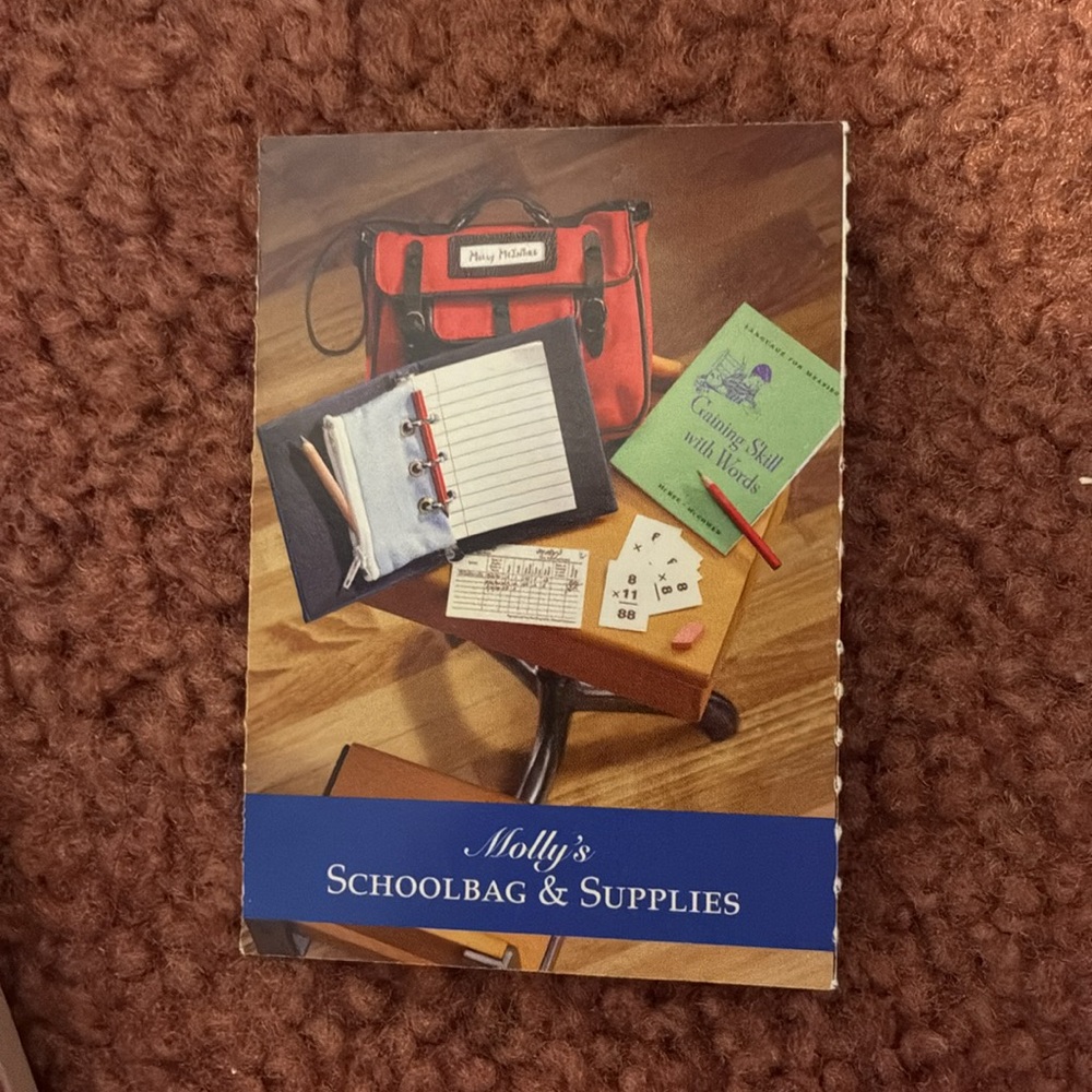 Vintage Molly Retired Schoolbag & Supplies - Picture 12 of 12